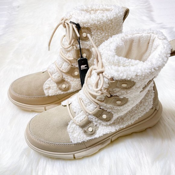 NEW Sorel Explorer II Joan Cozy Women Size 7.5 Ancient fossil/sea salt - Picture 9 of 10